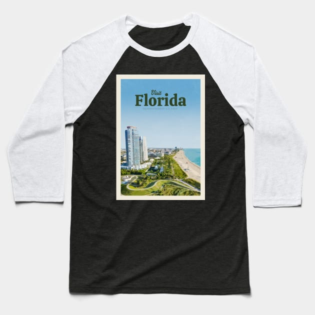 Visit Florida Baseball T-Shirt by Mercury Club